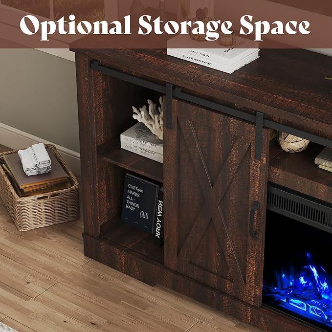 AMERLIFE Fireplace TV Stand - Image 4