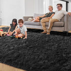 6x9 Ft Fluffy Bedroom Rugs, Fuzzy Shaggy Carpet, Indoor Plush Nursery Rugs - Image 2