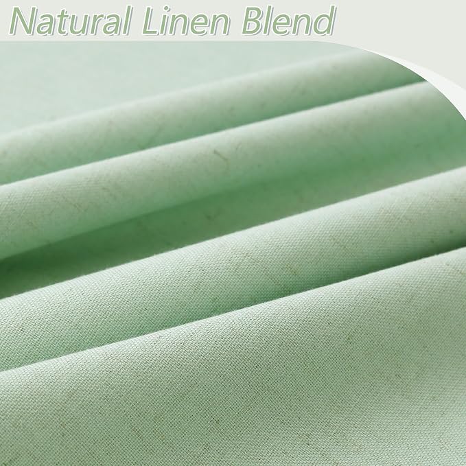 100% Blackout Curtains 102 Inch Length 2 Panels Set - Image 3