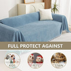 MYSKY HOME Chenille Couch Cover, Sofa Slipcover - Image 4