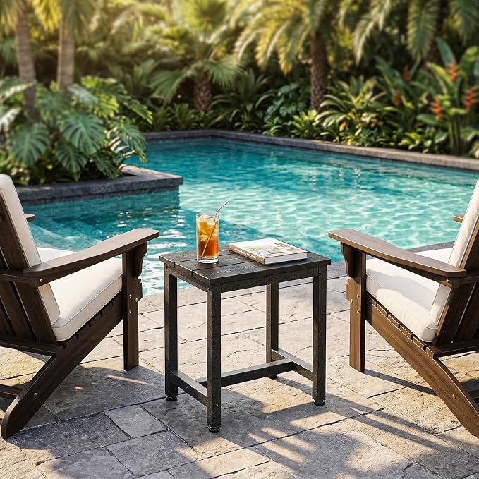 ODK Outdoor Side Table, Adirondack Patio End Table - Image 5