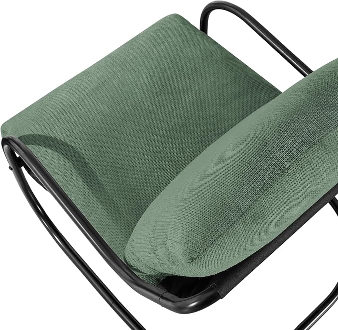 Peace nest Modern Accent Chair, Soft Upholstered Armchair - Image 9
