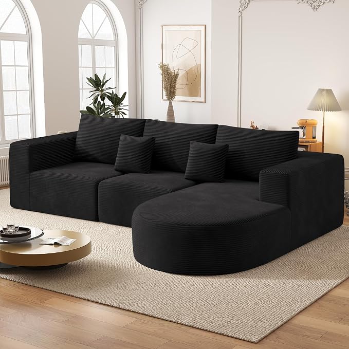 Boneless Couches for Living Room, Cloud Sectional Couch - Image 7