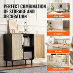 VEVOR Rattan Cabinet, Buffet Cabinet - Image 8