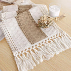 FEXIA Boho Table Runner for Summer Home Coffee Decor by FEXIA