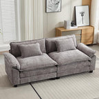 Oprisen 86" Modular Sectional Sofa, Comfy Cloud Couch Sectional Sofa by Oprisen