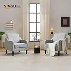 VINGLI Accent Chair for Living Room Chairs Reading Chair for Bedroom Chair - Image 2