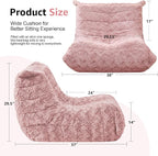 Bean Bag Chairs for Adults Giant Bean Bag Chair Memory Foam BeanBag Chair Bean - Image 2