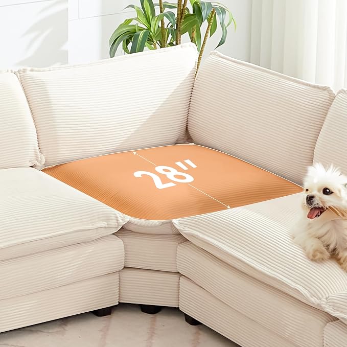 ROWHY 150'' Modular Sectional Cloud Couch, 7 Seater Corner Sofa Big Comfy - Image 5