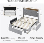 SHA CERLIN Queen Bed Frame - Image 2
