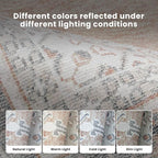 Washable Rugs 8x10 Area Rugs for Living Room, Dining Room, Nursery | Retro - Image 9