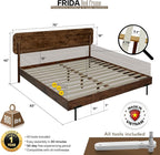 Acacia Frida Queen Size Bed Frame - Image 2