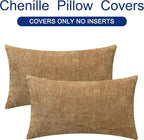 CaliTime Decorative Couch Throw Pillow Covers 26 X 16 Inches Apricot Brown | - Image 6