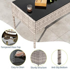 GarveeLife 4-Piece Patio Furniture Set, Rattan Outdoor Furniture - Image 6