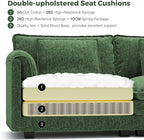 ELUCHANG 113" Modular Sectional Sofa, Comfy Cloud Couch, L Shaped Deep Seat - Image 7