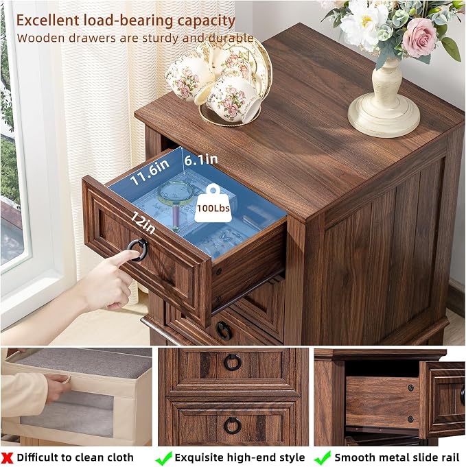 Joaxswe 18" Farmhouse Night Stand - Image 3