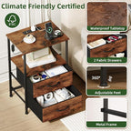 Somdot Nightstands Set of 2, End Tables - Image 6