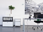Modern Storage Cabinet White D Versatile Free-Standing Organizer - Image 10