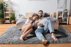 Grey 3x5 Rugs for Bedroom, Fluffy Gray Bedside Area Rug, Ultra Soft Shaggy - Image 8