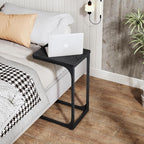 QEEIG C Table Side Table Set of 2 Living Room Sets C Shaped Couch Tray End - Image 5