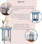 Alaterre Furniture Country Cottage Rustic Farmhouse Nightstand – 20-Inch Side - Image 4