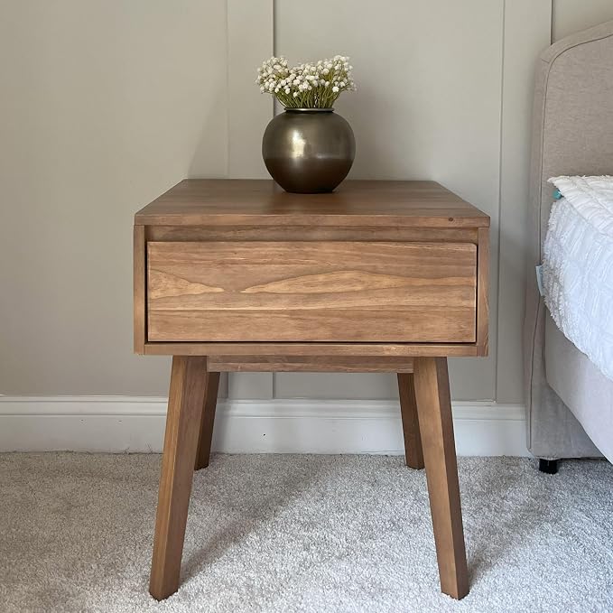 Plank+Beam Scandinavian Solid Wood Nightstand by PlankBeam