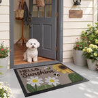 LUMI Outside Welcome Door Mat 24x36, Non-Slip Durable Rubber Easy Clean | - Image 4