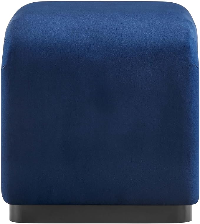 Modway Koda 24" Performance Velvet Upholstered Waterfall Stool or Side Table in - Image 4