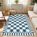GarveeHome Checkered Rug 3x5 Area Rugs by GarveeHome