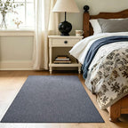 3x5 Grey Blue/White Area Rug Washable Non-Slip Soft - Image 4