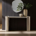 53.15" Faux Marble Pattern Entryway Table by HanStrong