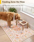 RELEANY Washable Area Rug, Small 2'x3', Water Repellent, Pet Friendly, Vintage - Image 3