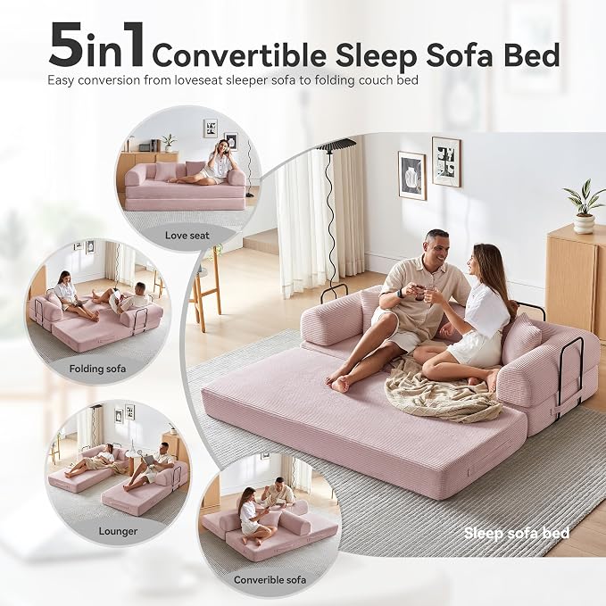 Compression Sofa, Cloud Sectional Sofa, Sofa Bed, Boneless Modular Sectional - Image 3