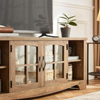 LINSY HOME TV Stand for 75 Inch TV, Modern Farmhouse Entertainment Center - Image 5