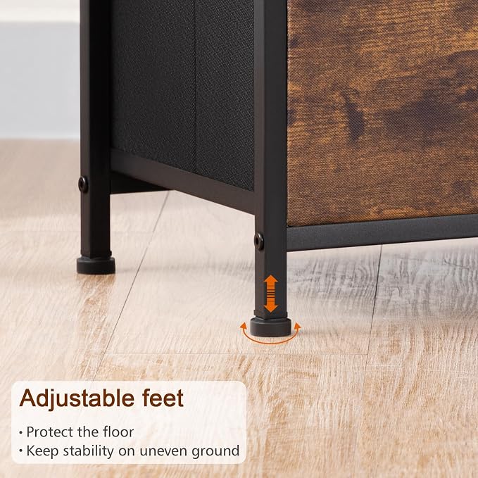 LOAKEKEL Night Stand Set 2, Nightstand - Image 9