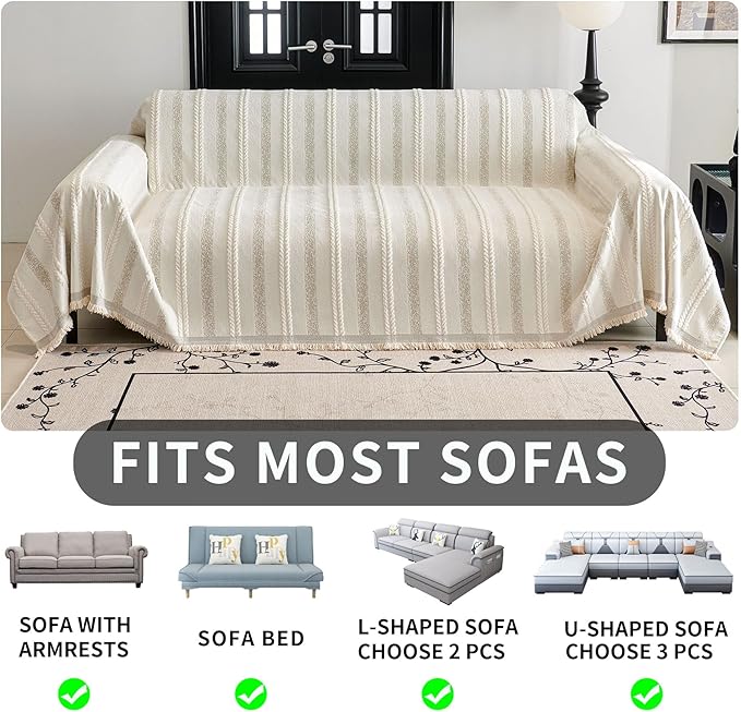 HAOMAIJIA Non Slip Couch Cover Sofa Covers - Image 5
