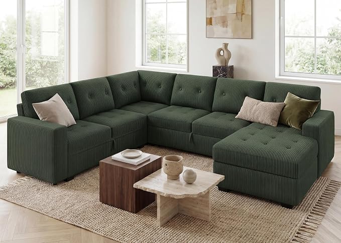 HONBAY Sectional Sleeper Sofa Bed - Image 7