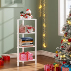TUTOTAK Corner Shelf, 4-Tier Corner Bookshelf - Image 3