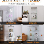 Beauty4U One-Door Glass Display Cabinet, Collection Display, Quick Installation - Image 6