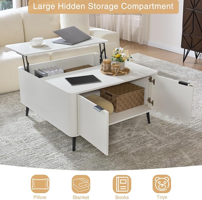 Fatmok Fluted Furniture Set – 65" Buffet Sideboard Cabinet - Image 6