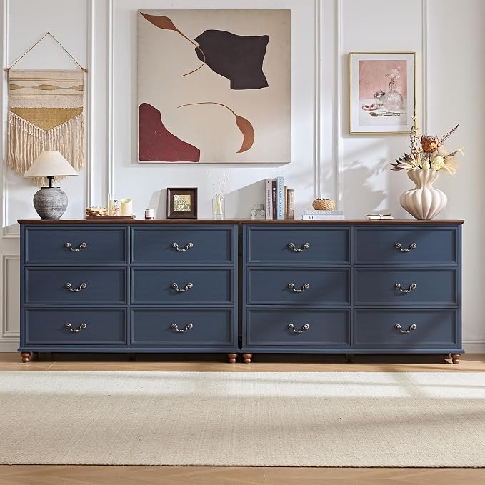 Joaxswe Farmhouse 6 Drawers Dresser - Image 8