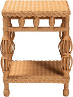 Bali & pari Dolby Natural Rattan End Table - Image 5