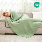 EMME Muslin Blankets for Adults Throw Blanket for Couch Breathable Gauze Soft - Image 8