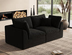 ohllob 78.9" Loveseat Sofa, Cloud Boneless Couches by Ohllob