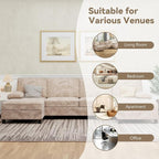 U-Shaped Sectional Couches for Living Room, 4 Seat Sofa - Image 6