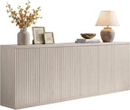 SICOTAS Buffet Cabinet with Storage Accent Sideboard Modern Credenza with Doors by SICOTAS