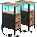LOAKEKEL Narrow Nightstand by LOAKEKEL