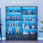 Lamtor 67-inch Glass Display Cabinet – Curio Cabinet - Image 4