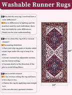 SERISSA 2x5 Washable Non Slip Boho Runner Rug - Image 6