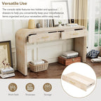 59'' Retro Console Table Farmhouse Sofa Table Entryway Table - Image 8